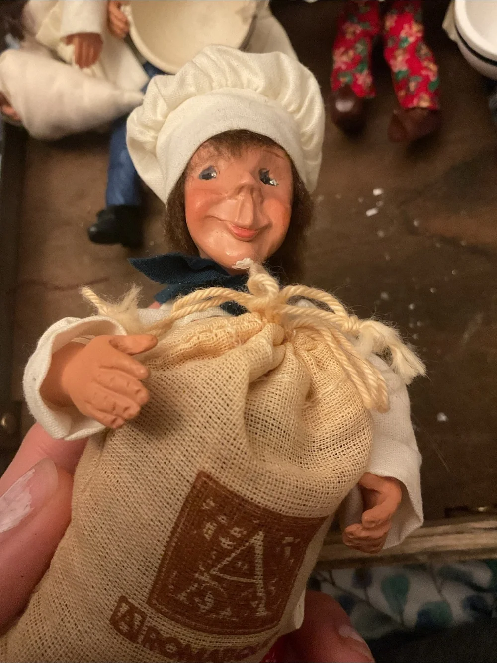 Rare Find Vtg Byers Choice Kindle Creations Lot of 8 Christmas Chef Ornaments